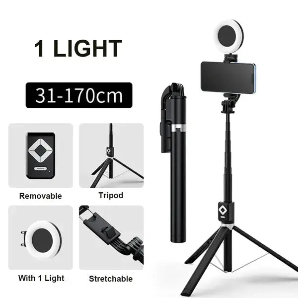 6 in 1 Bluetooth Selfie Stick gadgetsglour.store 