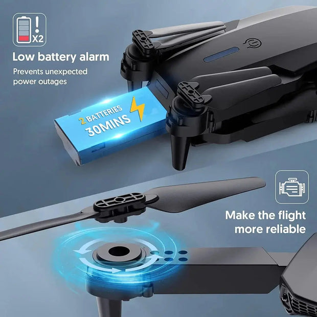 Mini Drone with Camera RC Foldable Drone gadgetsglour.store 