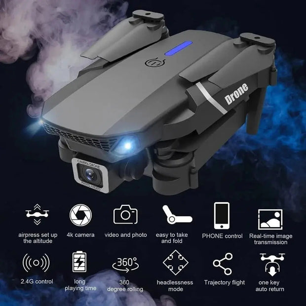 Mini Drone with Camera RC Foldable Drone gadgetsglour.store 