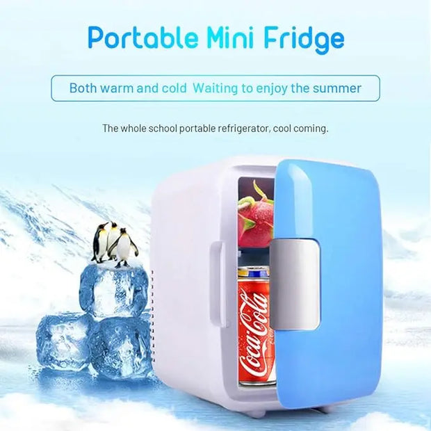 PORTABLE 4 LITRE CAR FRIDGE REFRIGERATOR gadgetsglour.store 